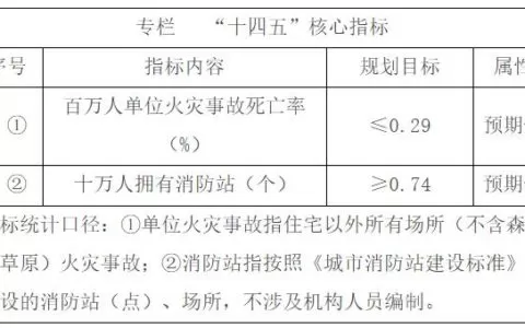 《“十四五”国家消防工作规划》