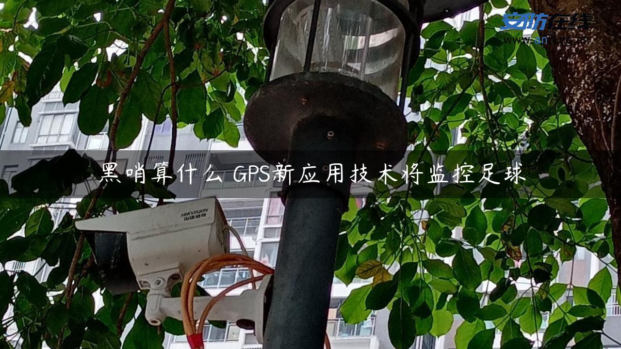 黑哨算什么 GPS新应用技术将监控足球