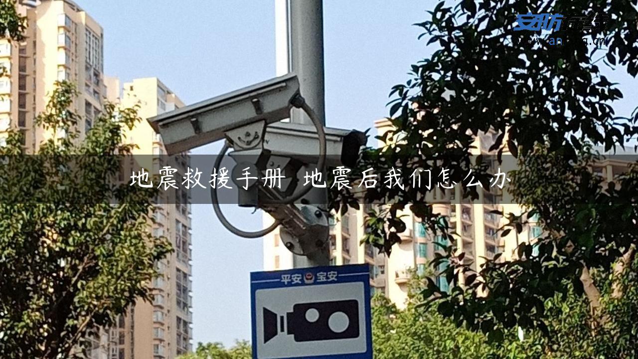 地震救援手册――地震后我们怎么办