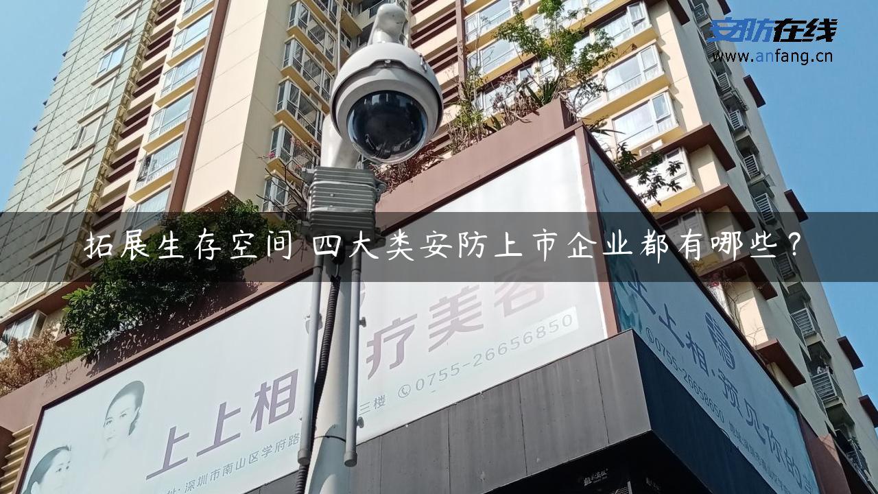 拓展生存空间 四大类安防上市企业都有哪些？