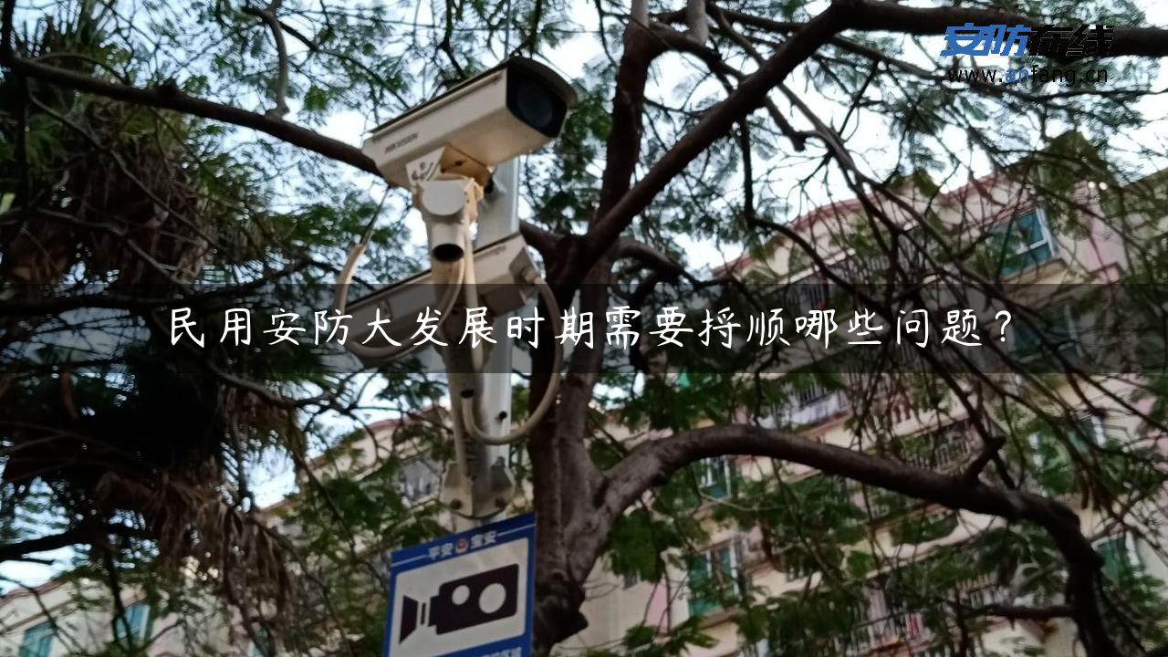 民用安防大发展时期需要捋顺哪些问题？