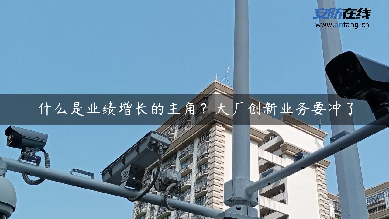 什么是业绩增长的主角？大厂创新业务要冲了