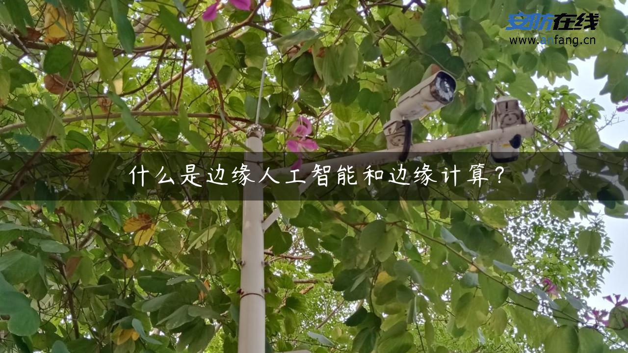 什么是边缘人工智能和边缘计算？