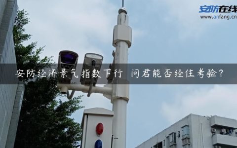 安防经济景气指数下行  问君能否经住考验？