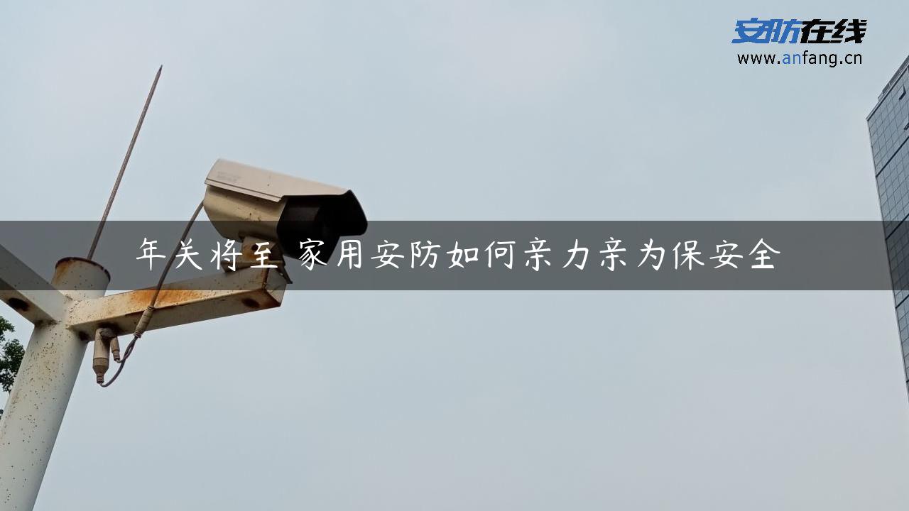 年关将至 家用安防如何亲力亲为保安全