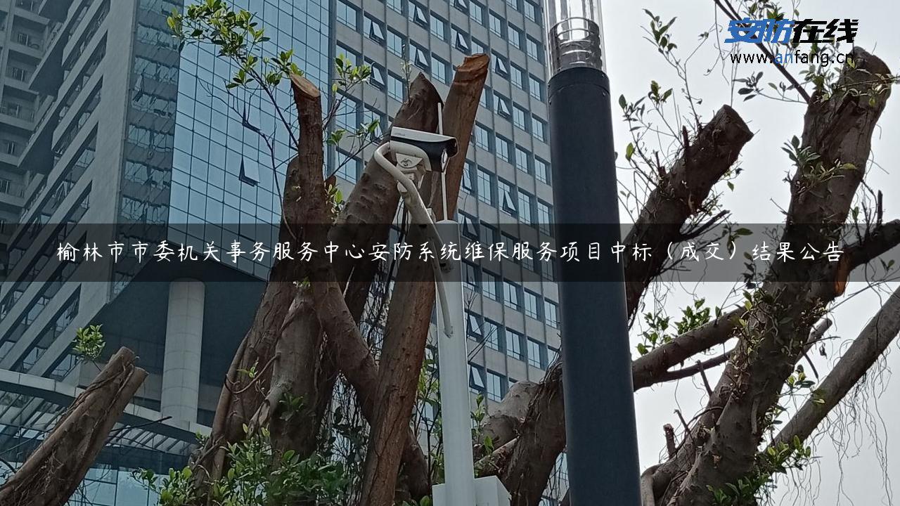 榆林市市委机关事务服务中心安防系统维保服务项目中标（成交）结果公告