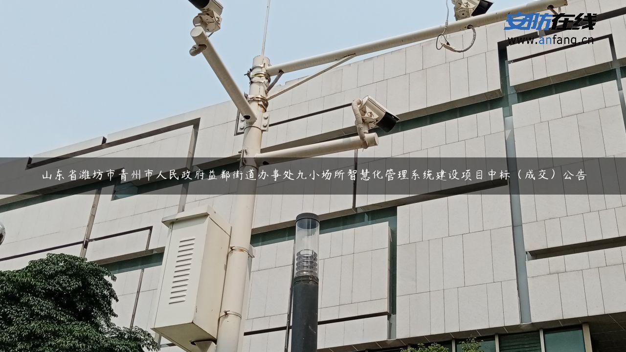 山东省潍坊市青州市人民政府益都街道办事处九小场所智慧化管理系统建设项目中标（成交）公告