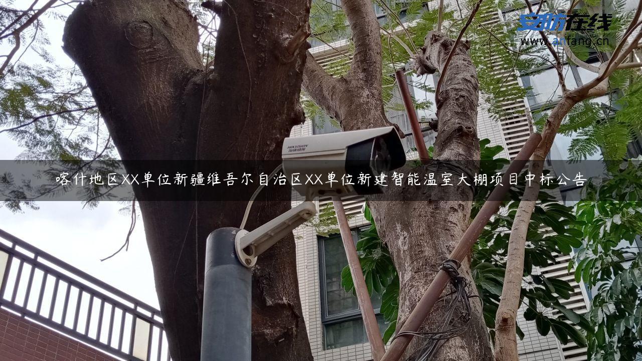 喀什地区XX单位新疆**尔自治区XX单位新建智能温室大棚项目中标公告