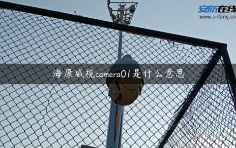 海康威视camera01是什么意思