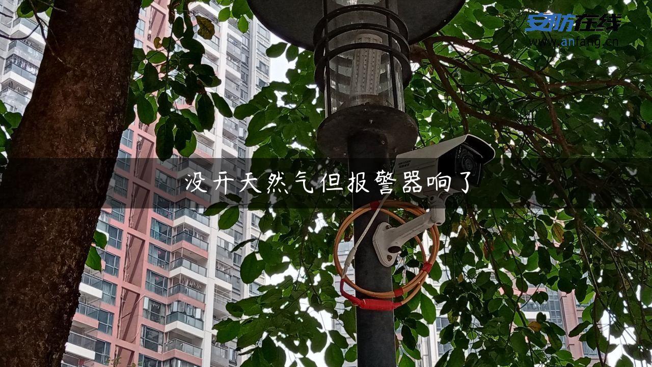 没开天然气但报警器响了