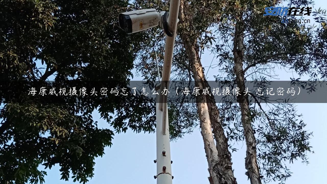 海康威视摄像头密码忘了怎么办（海康威视摄像头 忘记密码）