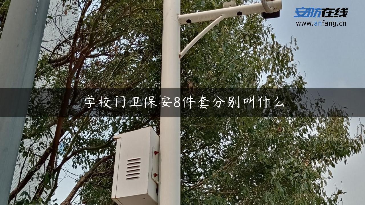 学校门卫保安8件套分别叫什么