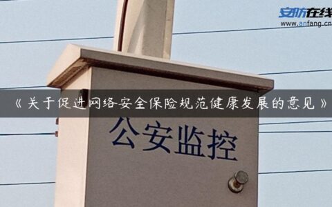 《关于促进网络安全保险规范健康发展的意见》