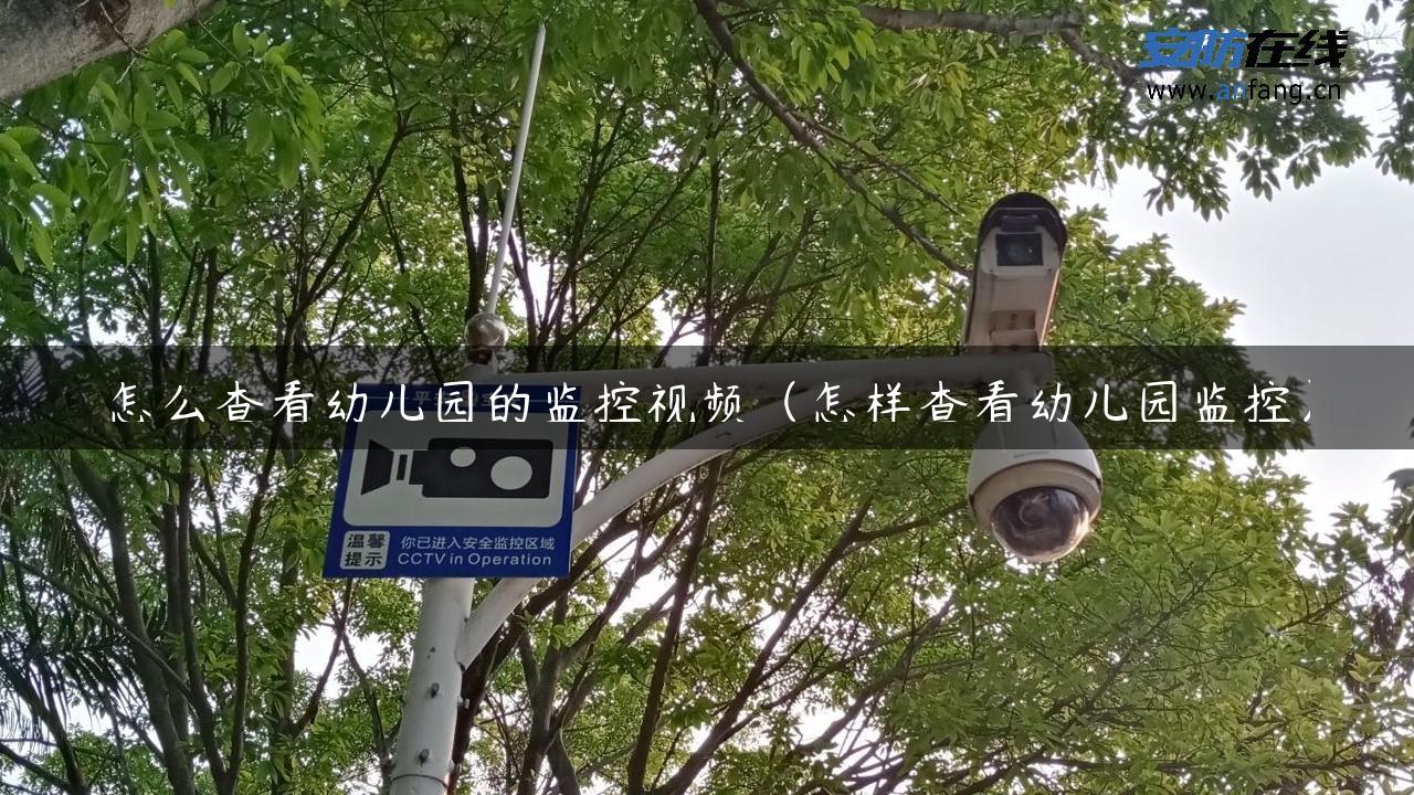 怎么查看幼儿园的监控视频（怎样查看幼儿园监控）