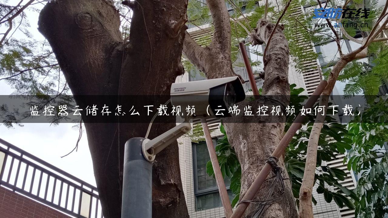 监控器云储存怎么下载视频（云端监控视频如何下载）