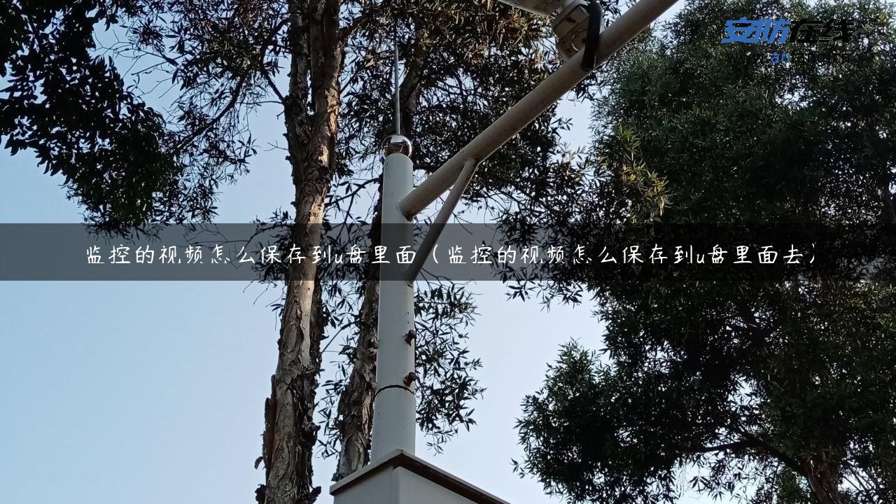 监控的视频怎么保存到u盘里面（监控的视频怎么保存到u盘里面去）