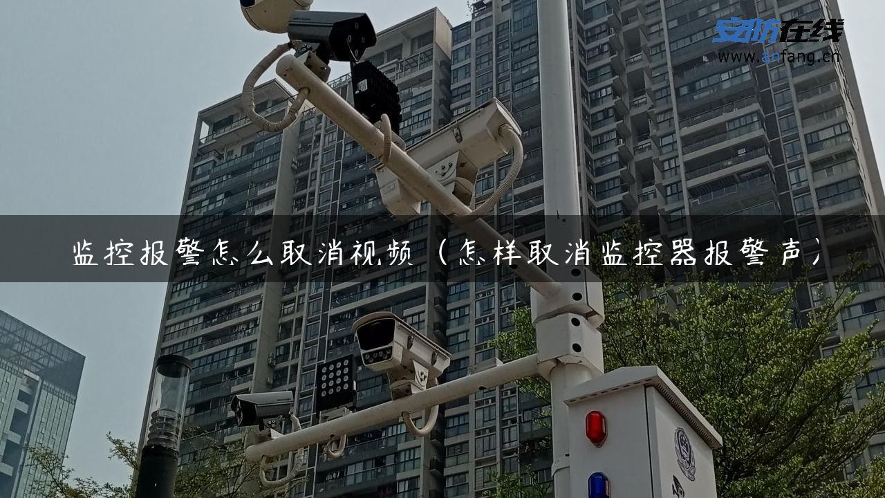 监控报警怎么取消视频（怎样取消监控器报警声）