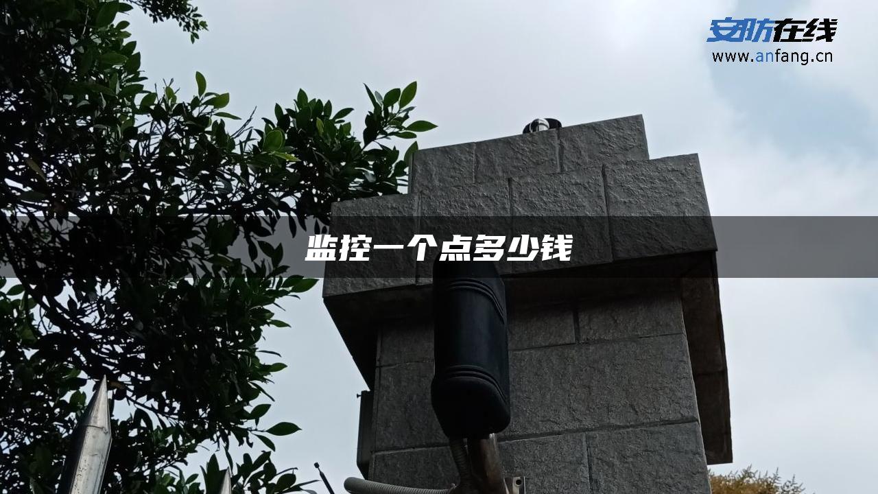 监控一个点多少钱