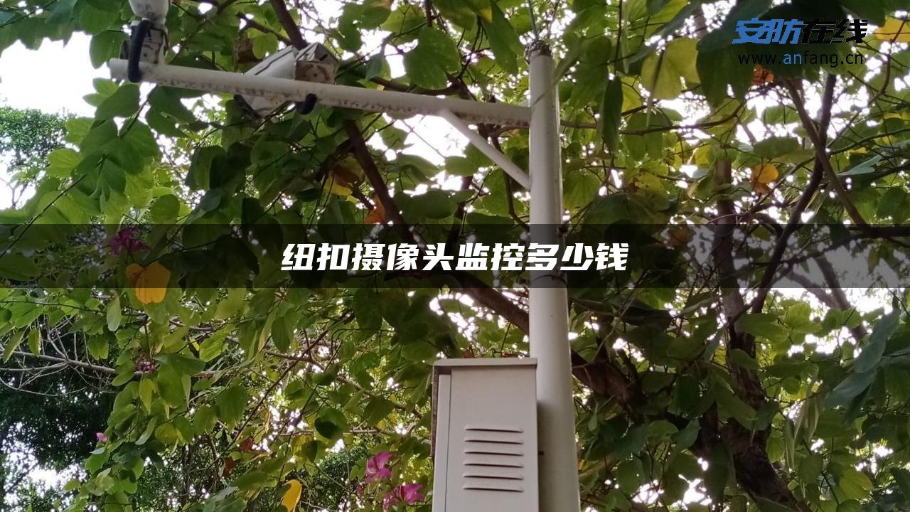 纽扣摄像头监控多少钱