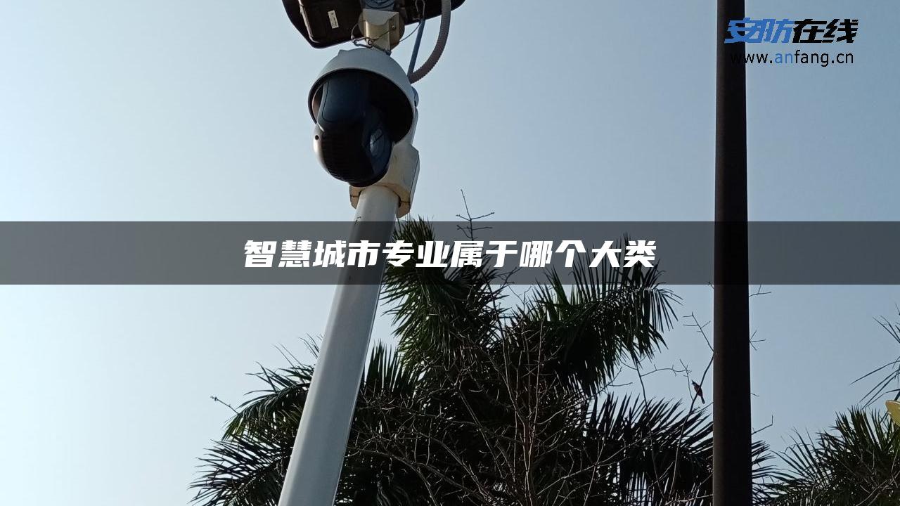 智慧城市专业属于哪个大类