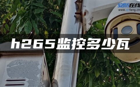 h265监控多少瓦