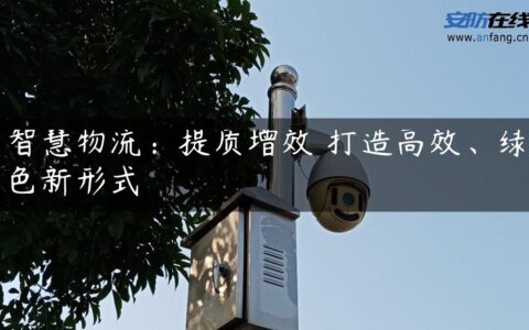 智慧物流：提质增效 打造高效、绿色新形式