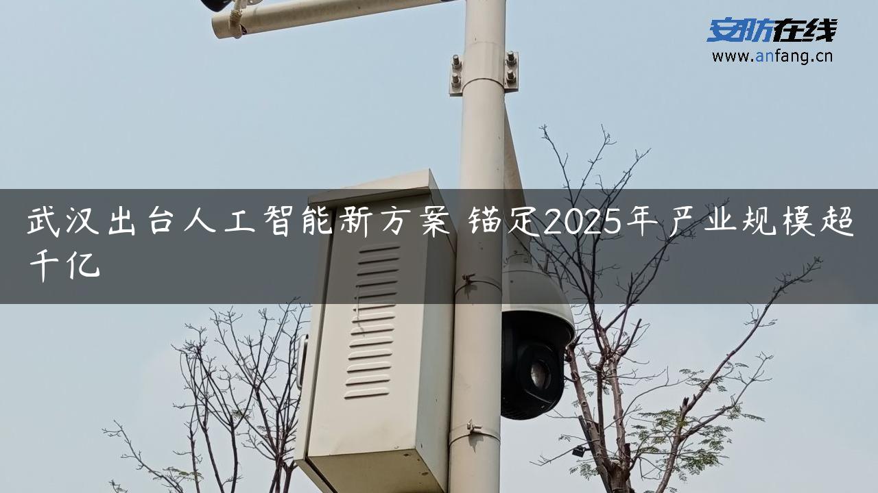 武汉出台人工智能新方案 锚定2025年产业规模超千亿