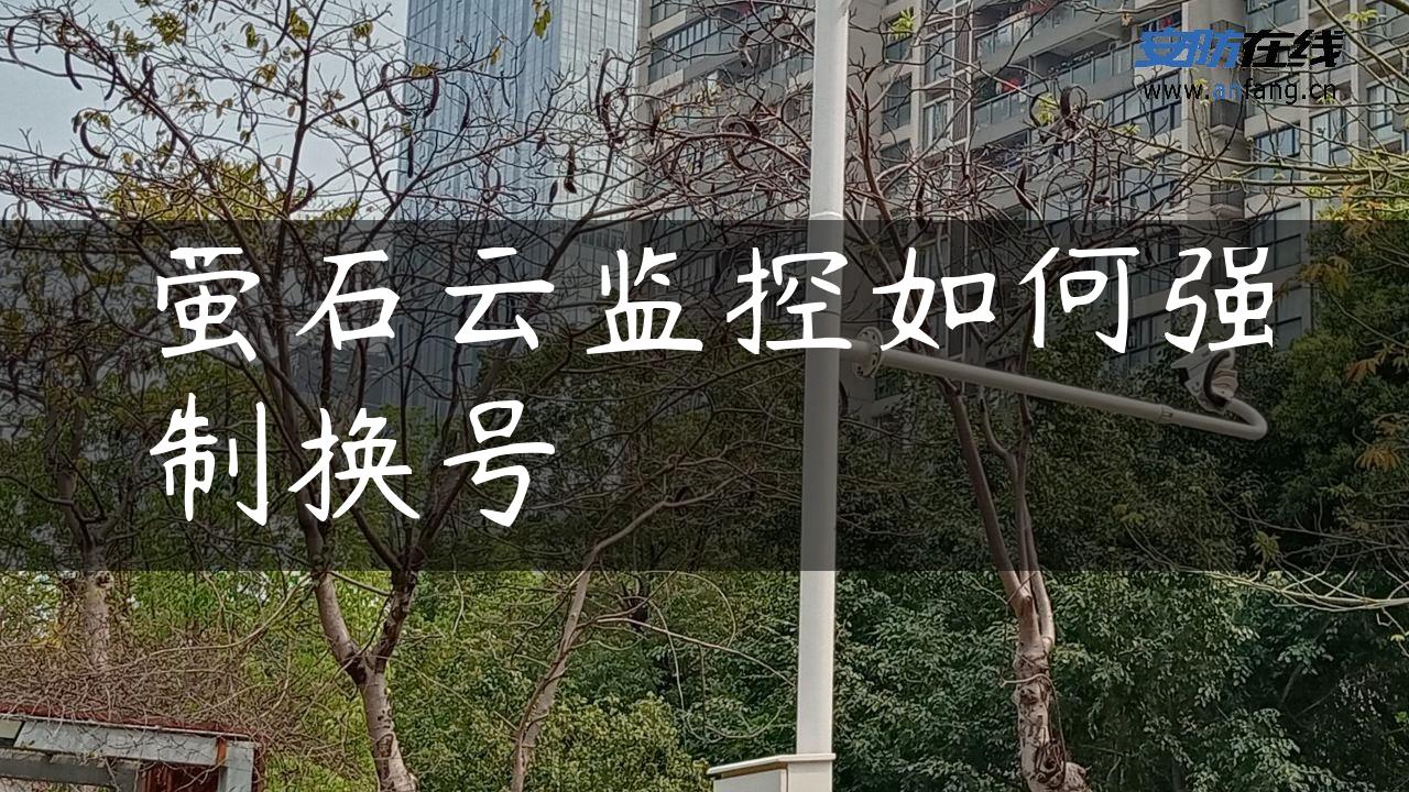 萤石云监控如何强制换号