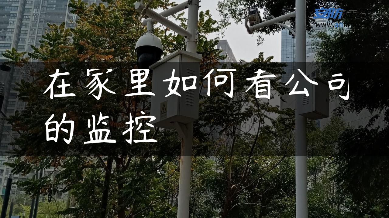 在家里如何看公司的监控