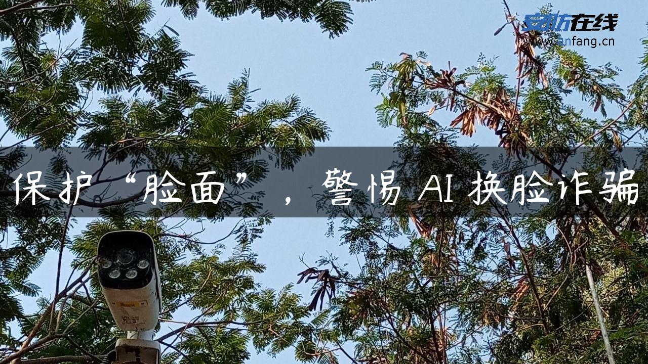 保护“脸面”，警惕 AI 换脸诈骗