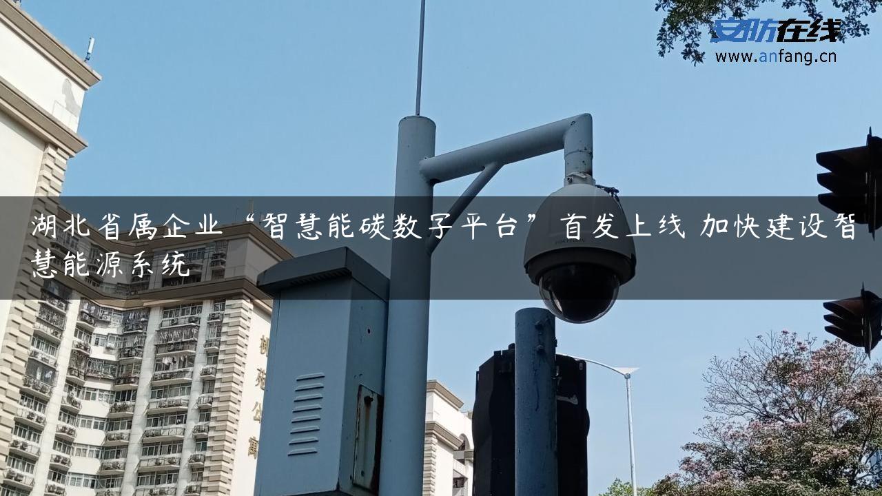 湖北省属企业“智慧能碳数字平台”首发上线 加快建设智慧能源系统