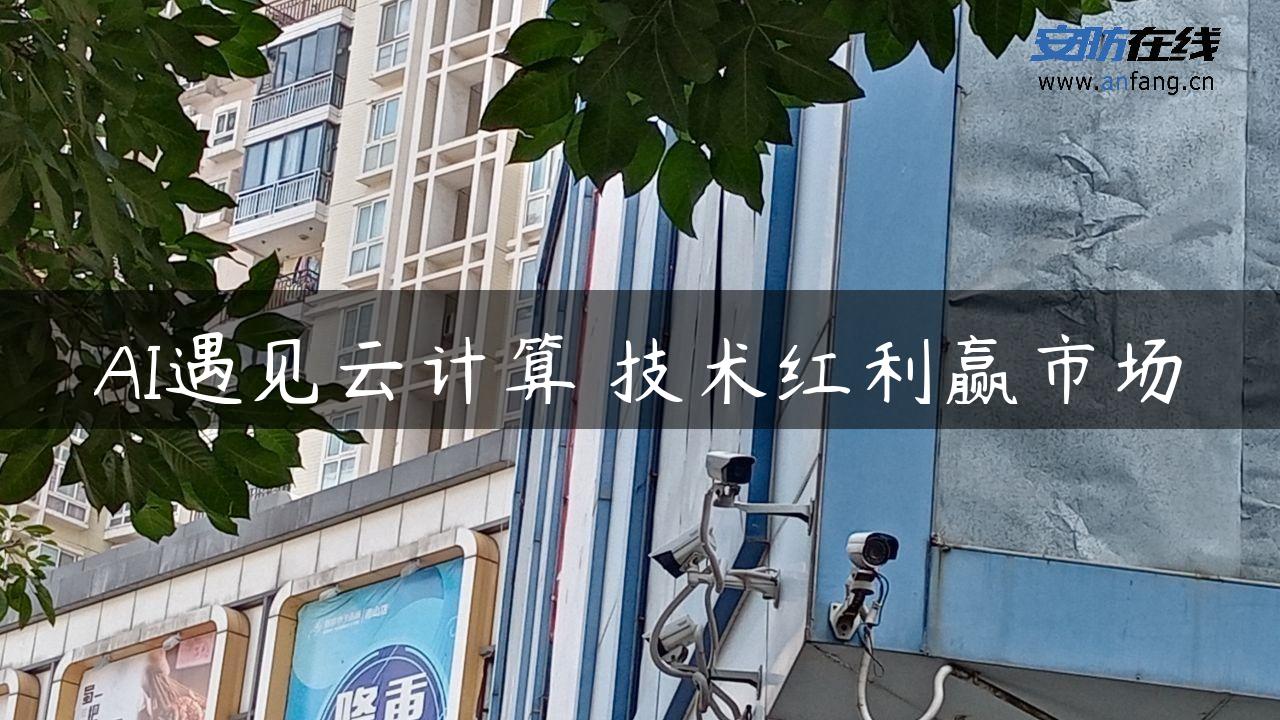 AI遇见云计算 技术红利赢市场