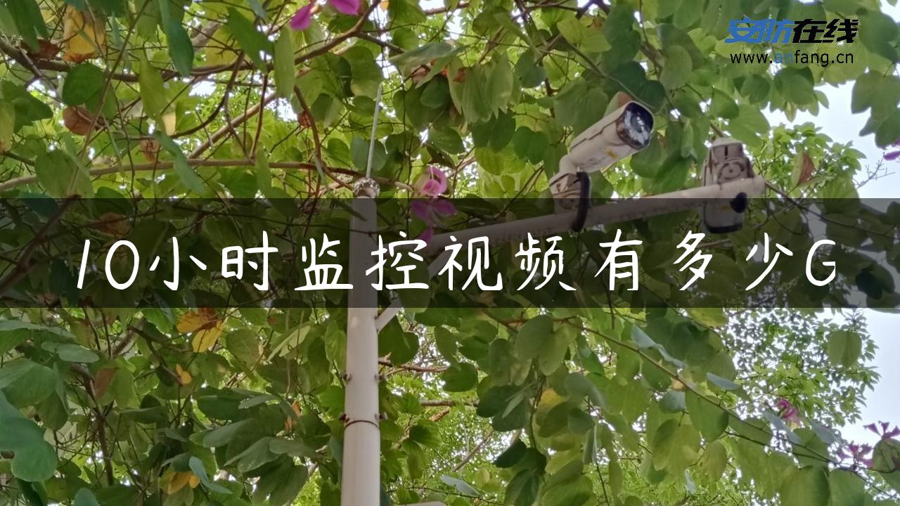 10小时监控视频有多少G