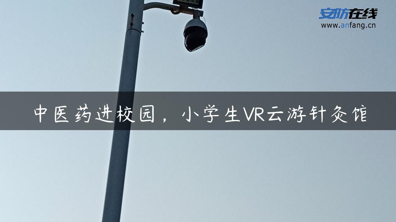 中医药进校园，小学生VR云游针灸馆