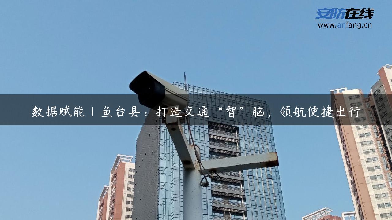 数据赋能丨鱼台县：打造交通“智”脑，领航便捷出行