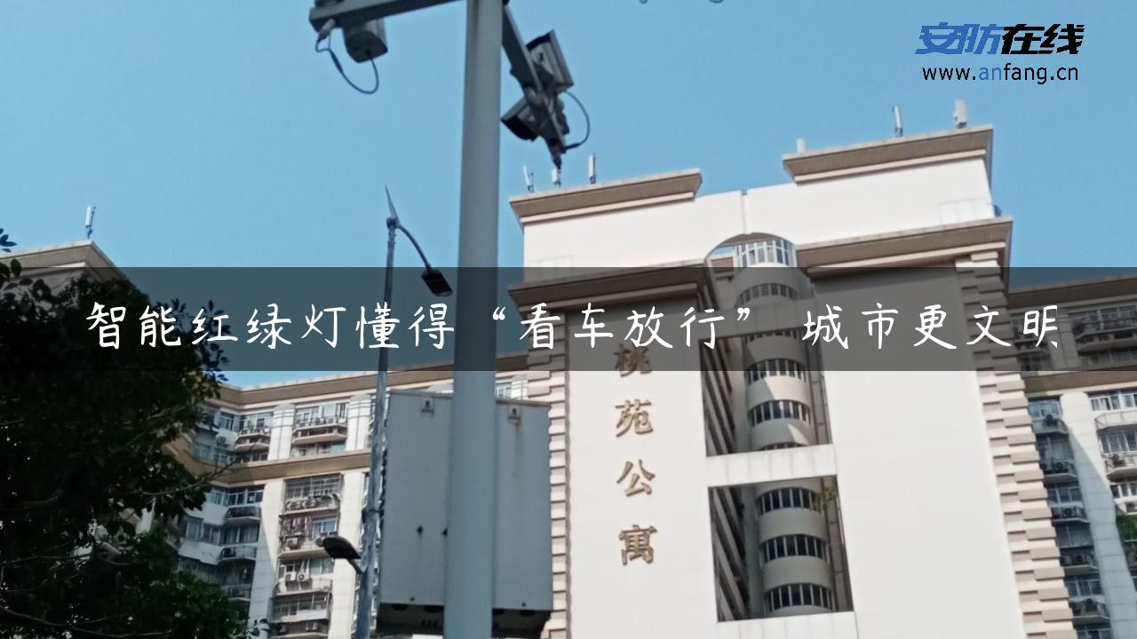 智能红绿灯懂得“看车放行” 城市更文明