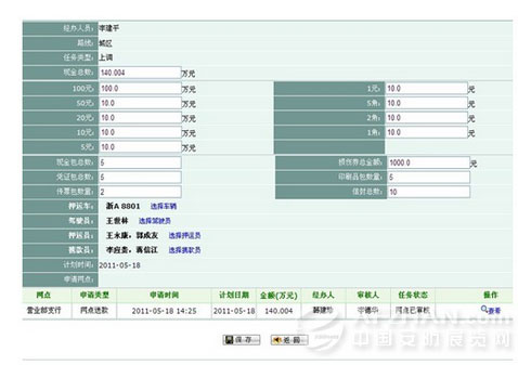 银行指纹押运管理系统解决方案