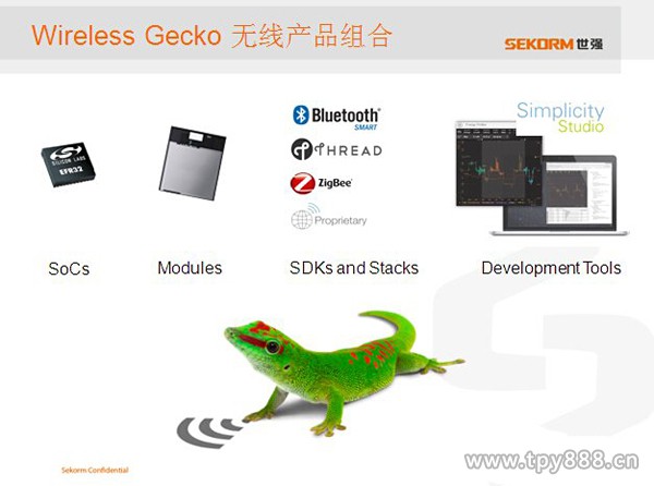 Wireless Gecko无线产品组合