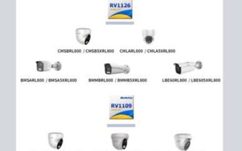 搭载瑞芯微RV1126/RV1109方案长视科技IPC产品全线成功量产