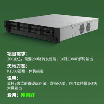 新品发布：天地伟业K1000视频平台一体机