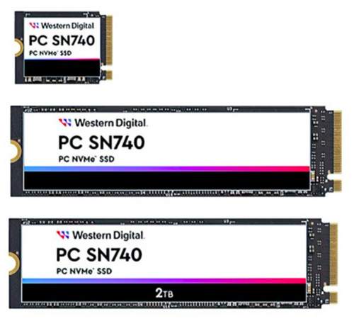 西部数据发布全新的SN740固态硬盘