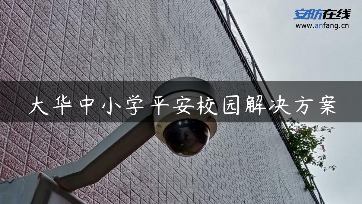 大华中小学平安校园解决方案