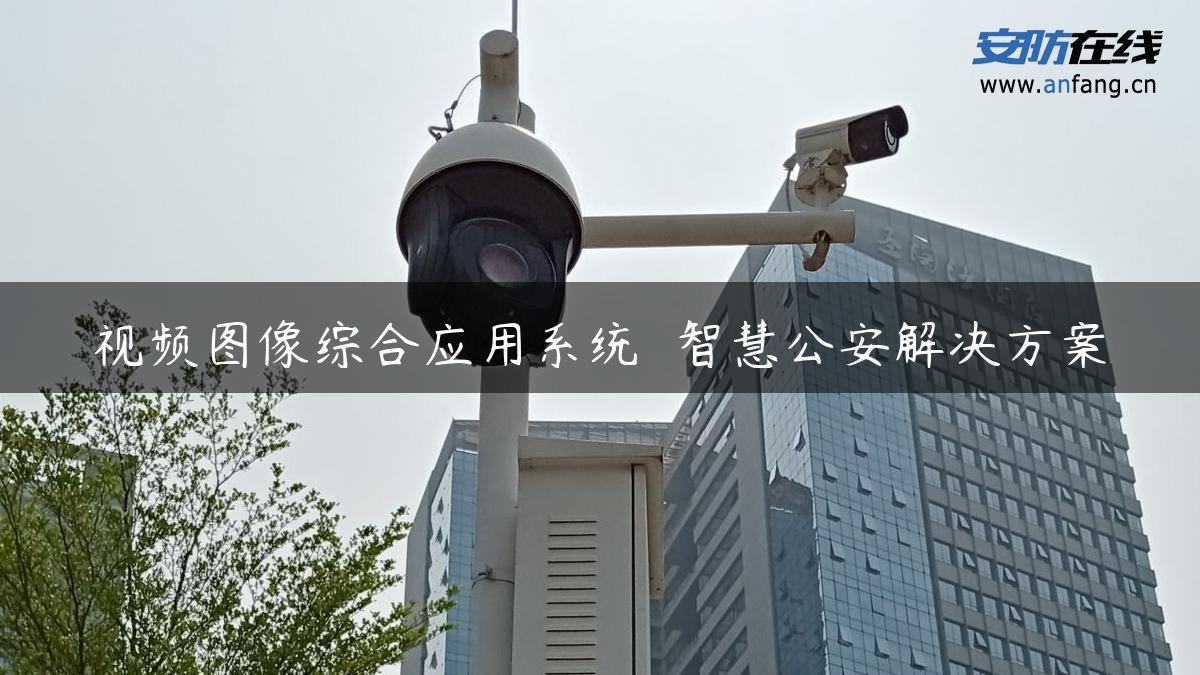 视频图像综合应用系统――智慧公安解决方案