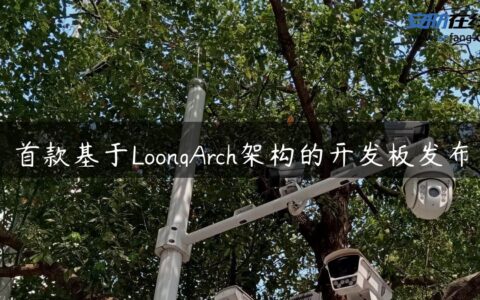 首款基于LoongArch架构的开发板发布