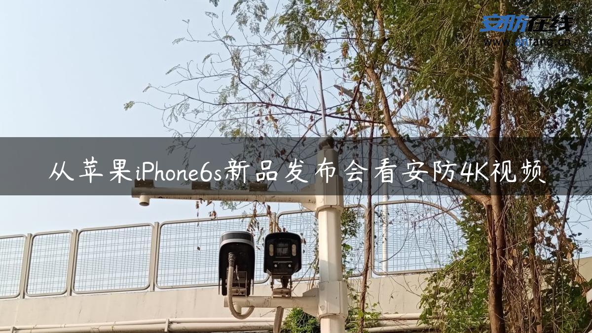 从苹果iPhone6s新品发布会看安防4K视频