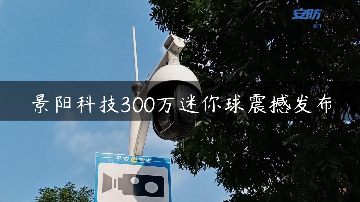 景阳科技300万迷你球震撼发布