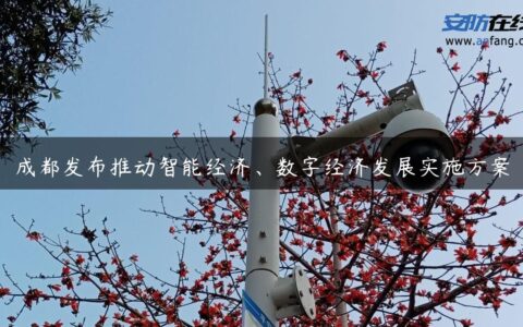 成都发布推动智能经济、数字经济发展实施方案