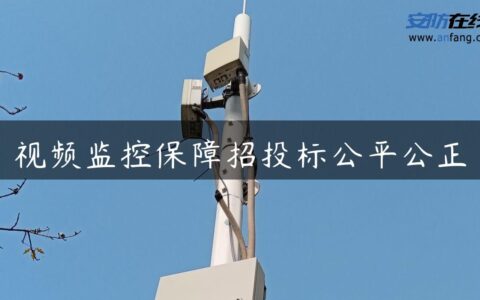 视频监控保障招投标公平公正