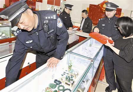 天津市河北区警方开展安全防范专项检查