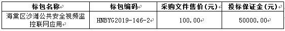 三亚沙滩视频监控联网应用第2次招标公告